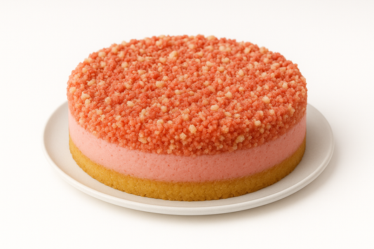 Strawberry Shortcake Crunch Cheesecake